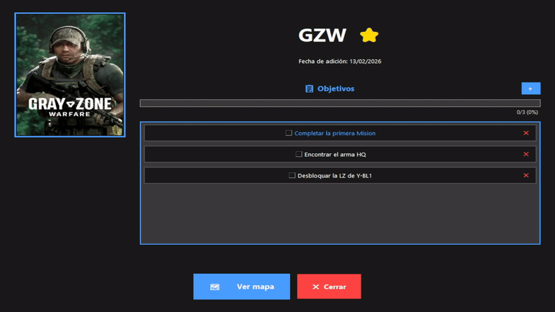 Añade objetivos o misiones a completar por juego.